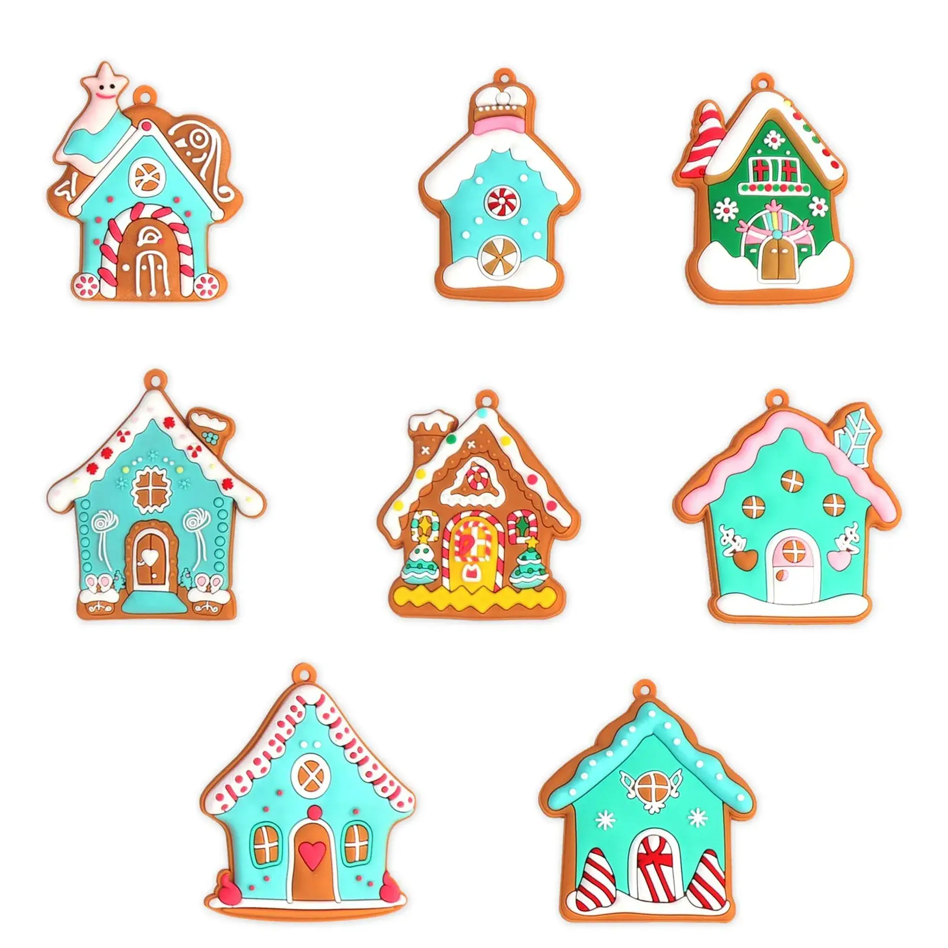Christmas Gingerbread Man Ornaments Bar Code Sticking - Image 3