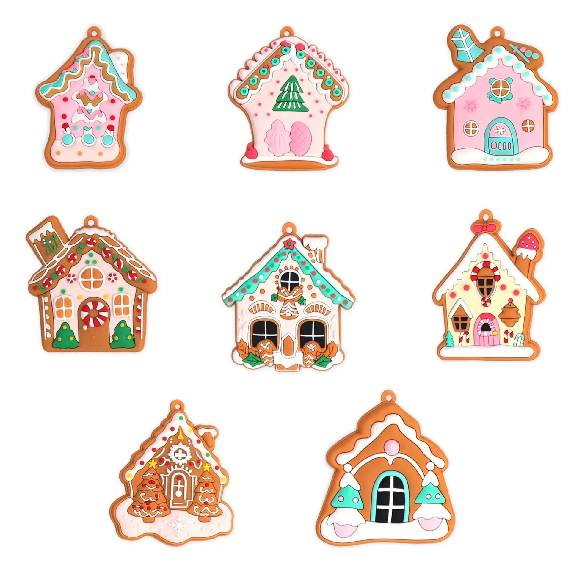 Christmas Gingerbread Man Ornaments Bar Code Sticking - Image 4