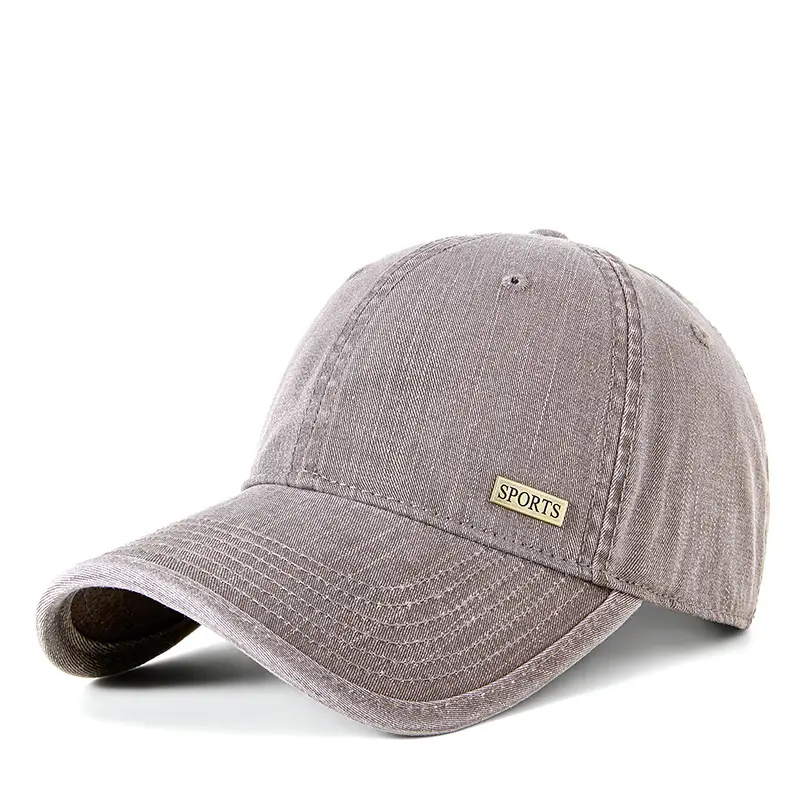 Men's Blue Denim Baseball Cap Sports Wear - Image 4