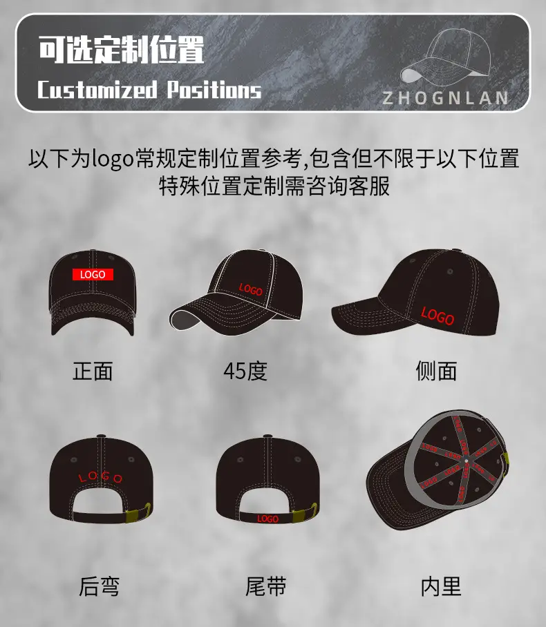 Blue Ripped Denim Washed Baseball Cap — feature 31