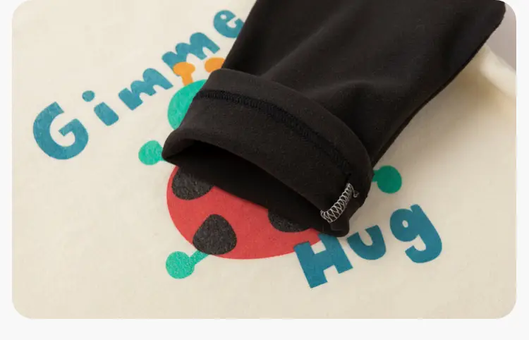 Dudu's Baby Raglan Sleeve T-Shirt Pink Beige — feature 37