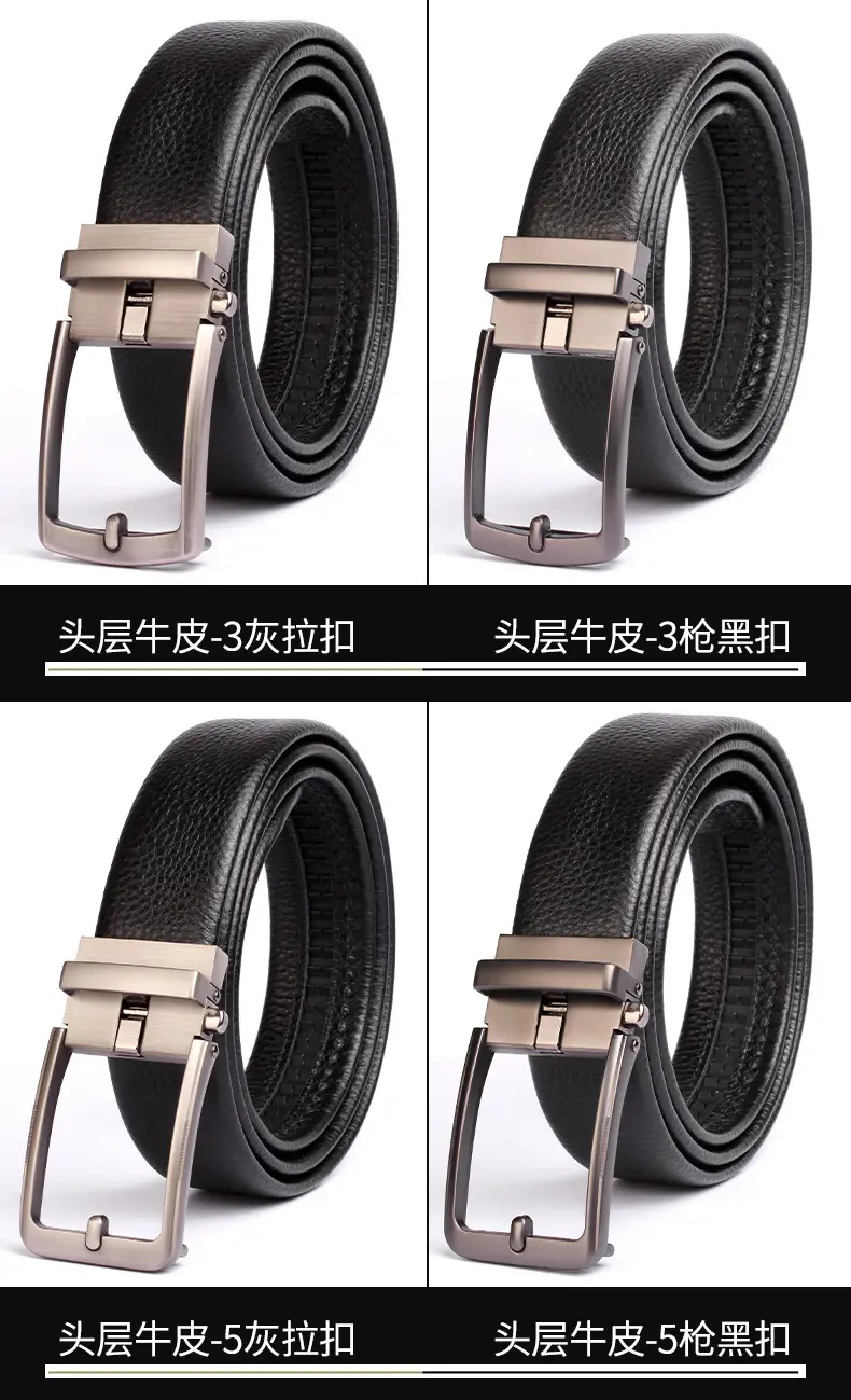 Men's Black Leather Crossbody Belt with Silver Buckle — feature 15