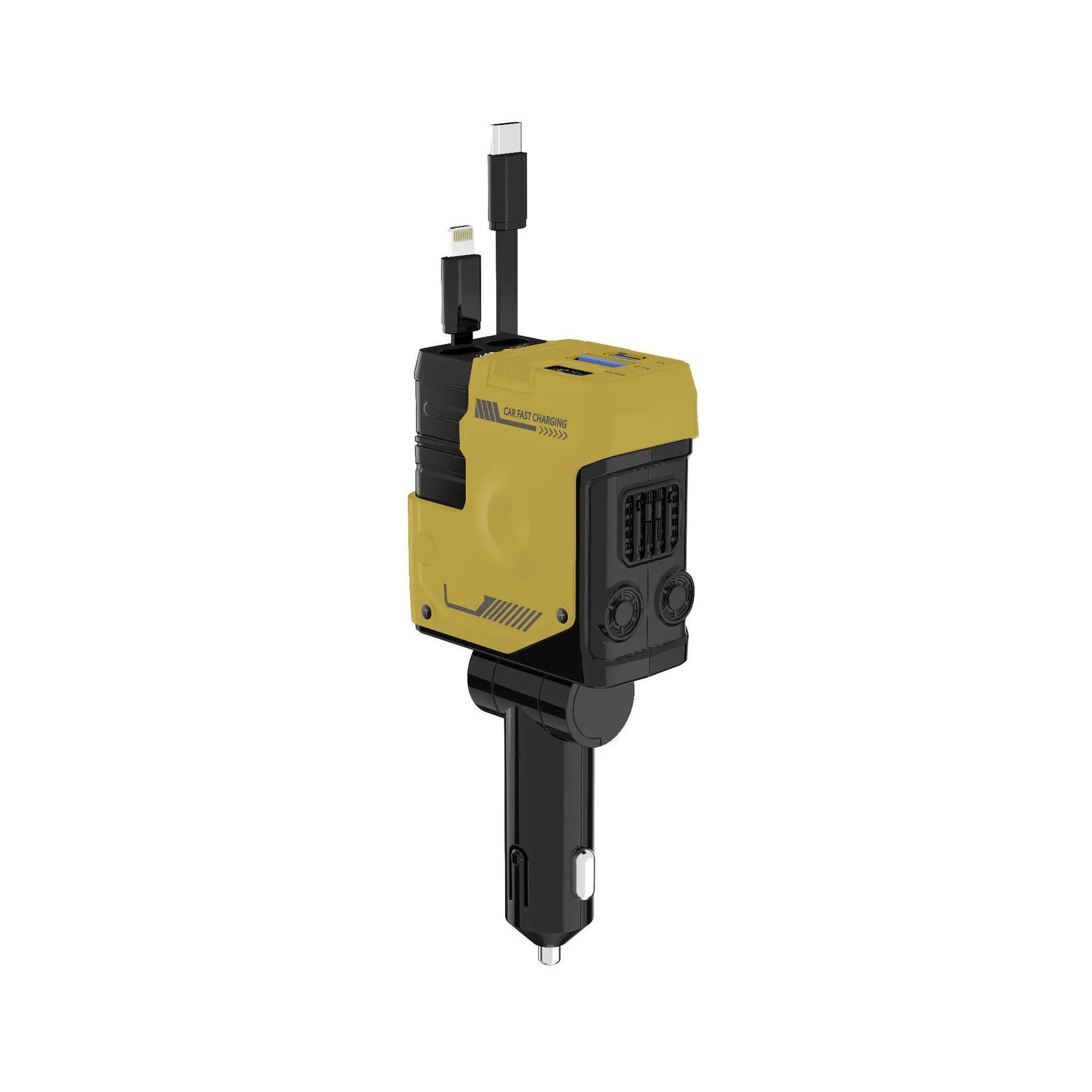 A1 Car Phone Charger 4-in-1 Retractable Line 99.9% Fast