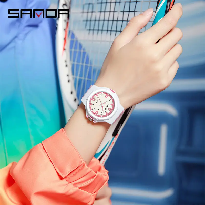 Sanda Kids Silicone Waterproof Quartz Watch - Image 11