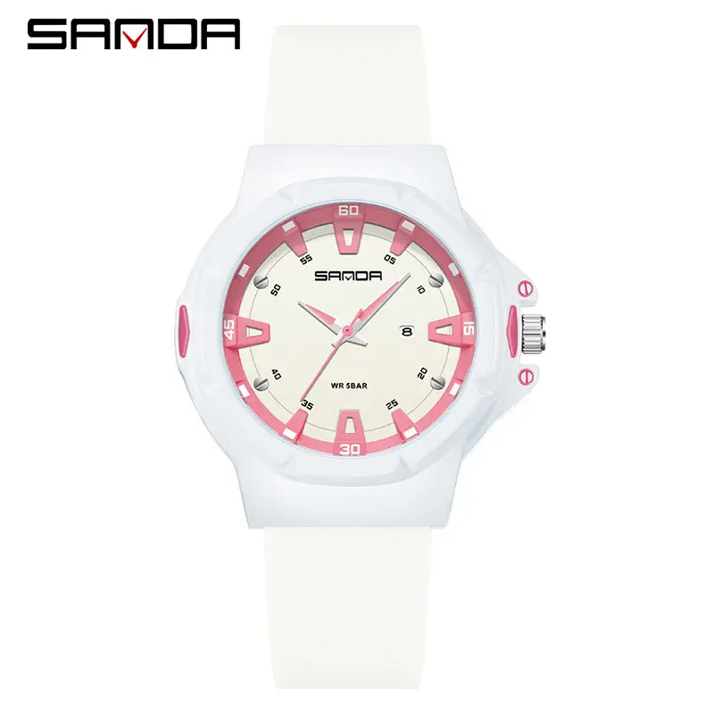 Sanda Kids Silicone Waterproof Quartz Watch - Image 2