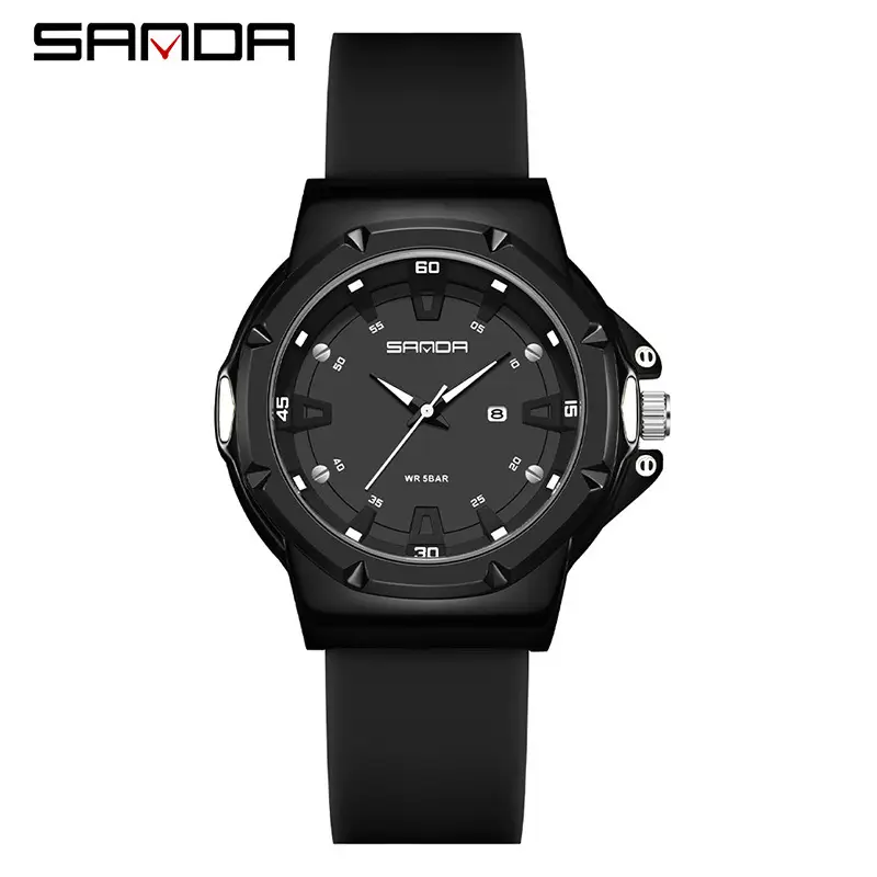 Sanda Kids Silicone Waterproof Quartz Watch - Image 4