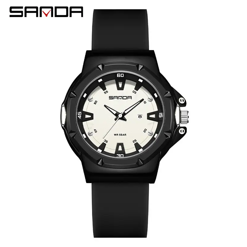 Sanda Kids Silicone Waterproof Quartz Watch - Image 5
