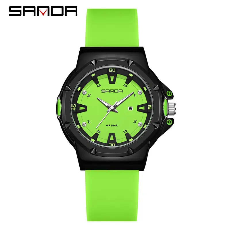 Sanda Kids Silicone Waterproof Quartz Watch - Image 7