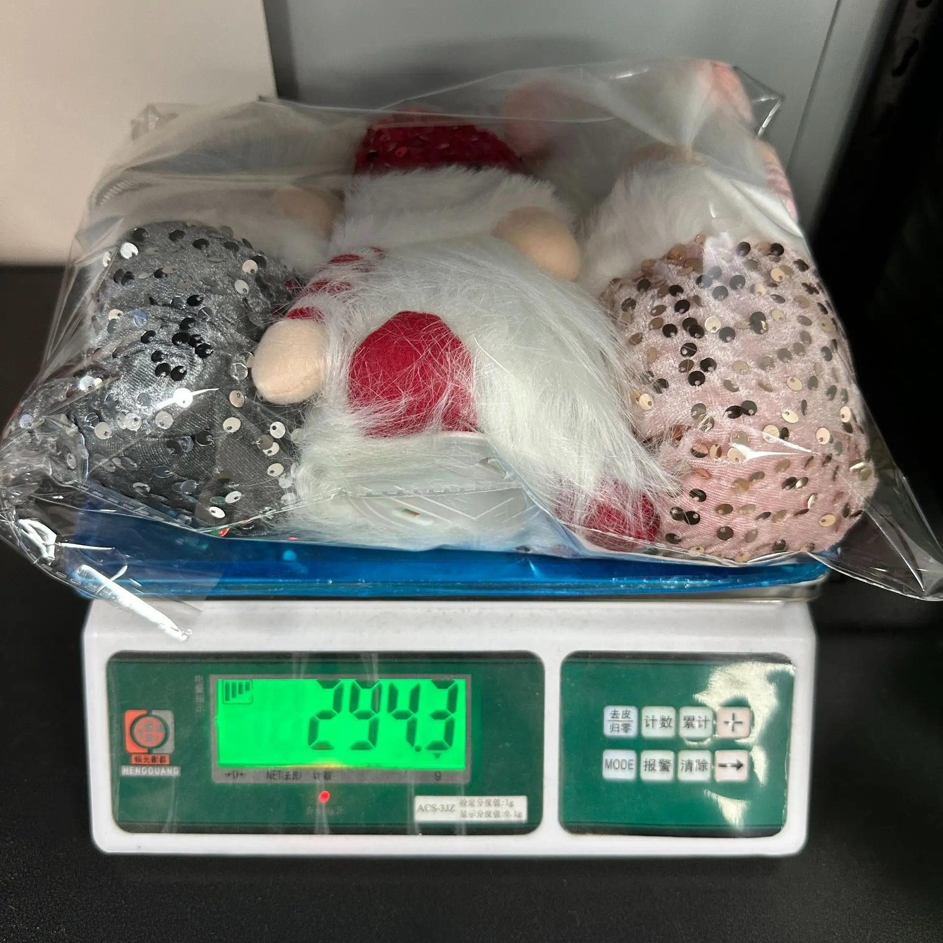 Red Christmas Gnome with High Lighted Top — feature 4