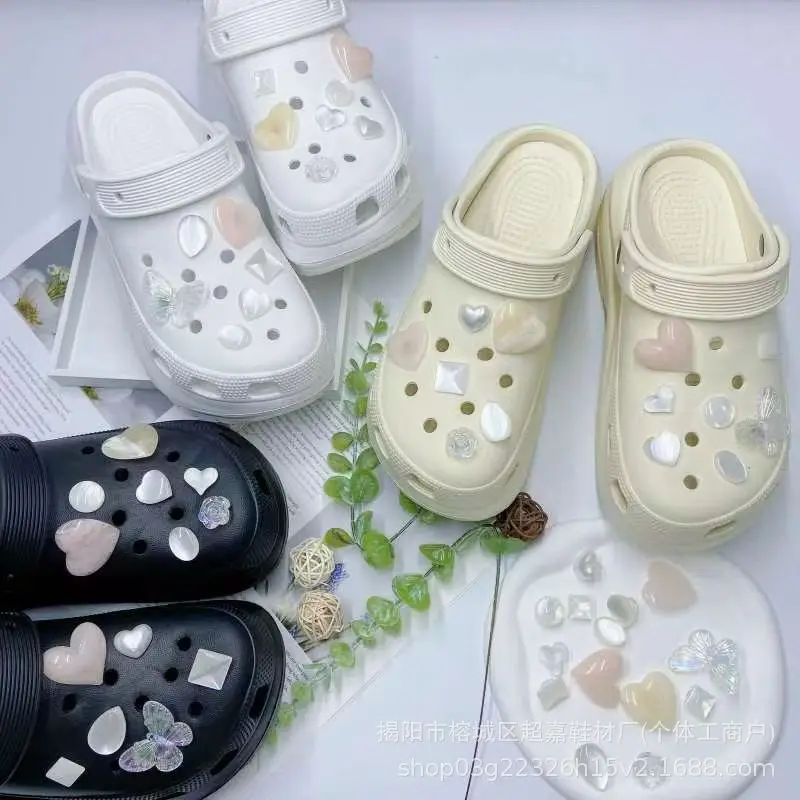 White Korean Style Slipper for Women