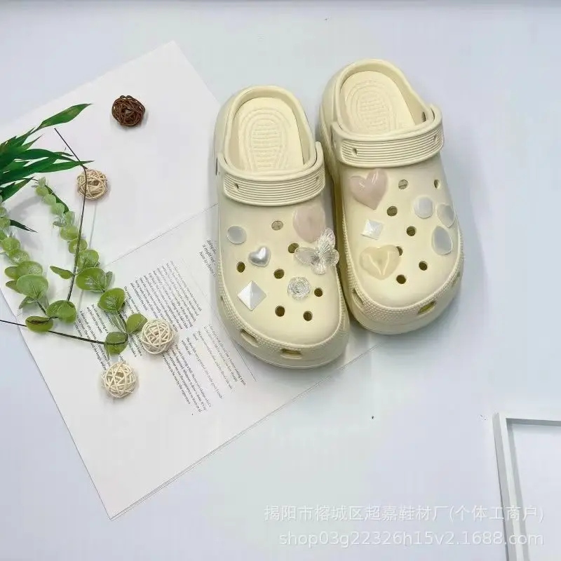 White Korean Style Slipper for Women — feature 3