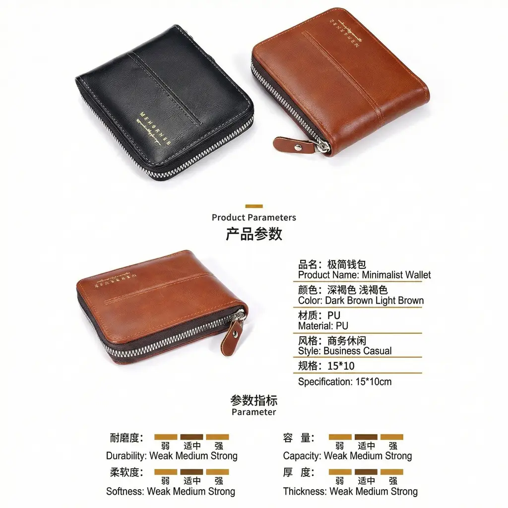 Men's Leather Belt & Wallet Gift Box Set — feature 15