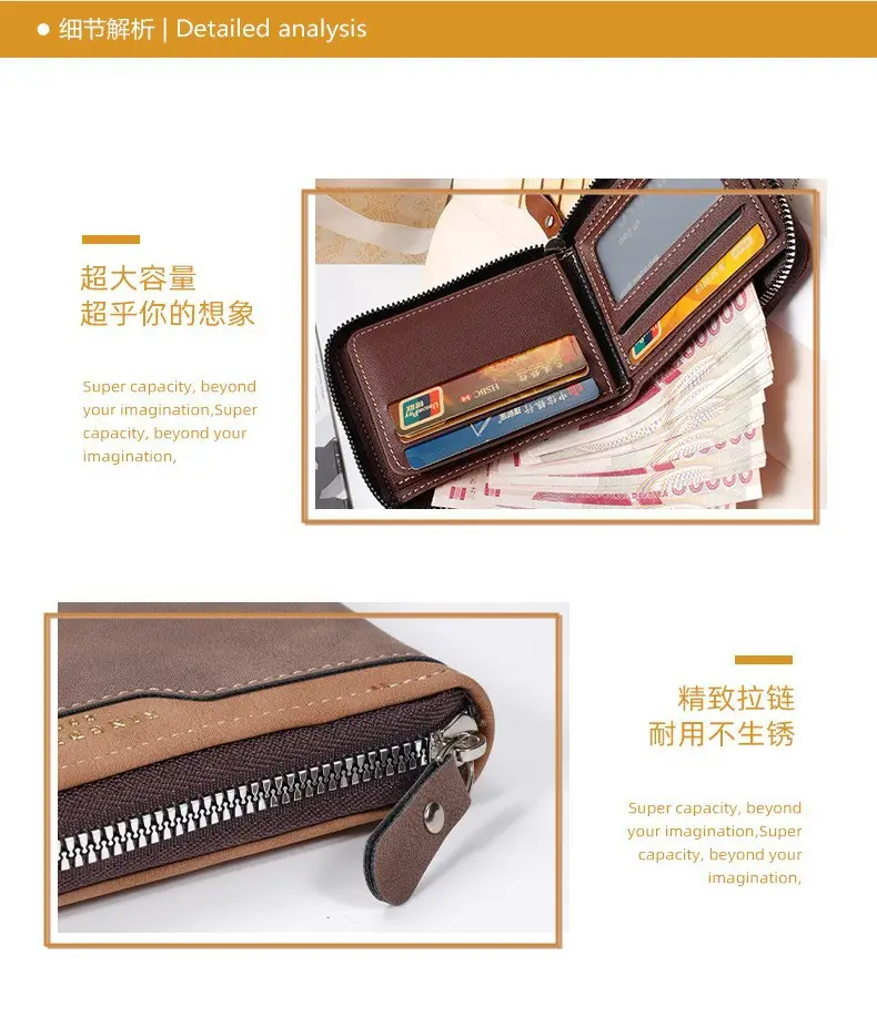 Men's Genuine Leather Belt Wallet with Automatic Buckle — feature 8