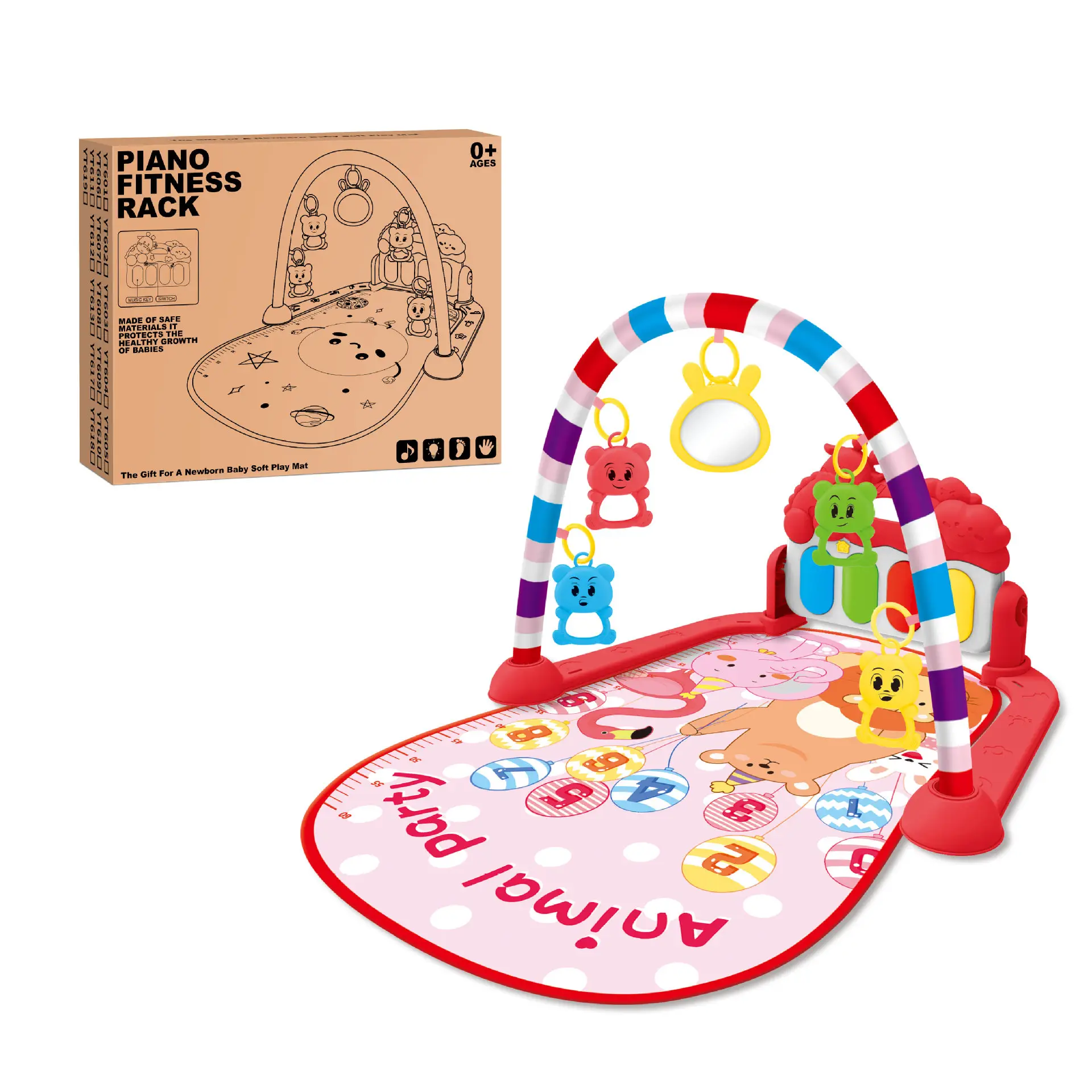 Newborn Baby Piano Gym Mat with Music Toys - Image 16