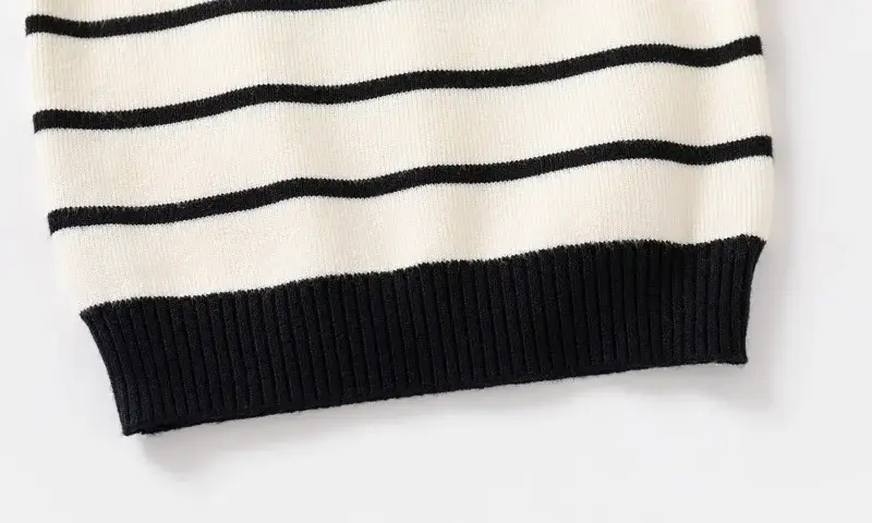 Kids Striped Sweater Set for Boys with Embroidered Lapels — feature 17
