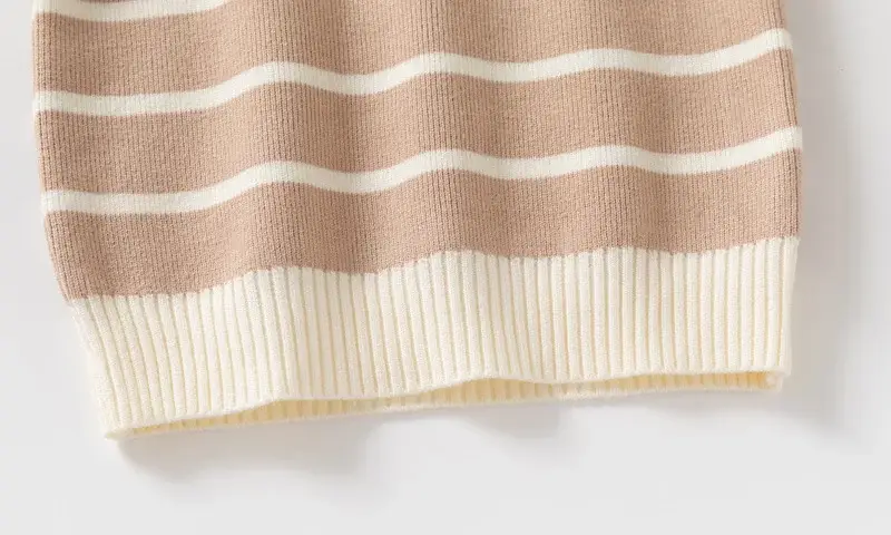 Kids Striped Sweater Set for Boys with Embroidered Lapels — feature 26