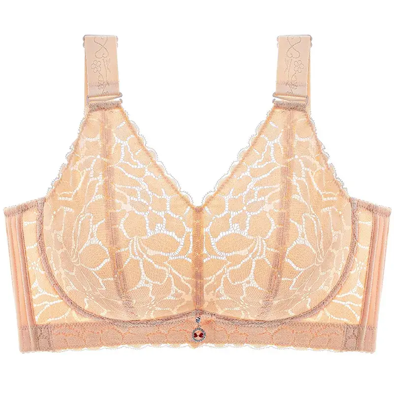Women's Adjustable Underwear Large Chest Small Anti-Sagging Gathered Bra - Image 10