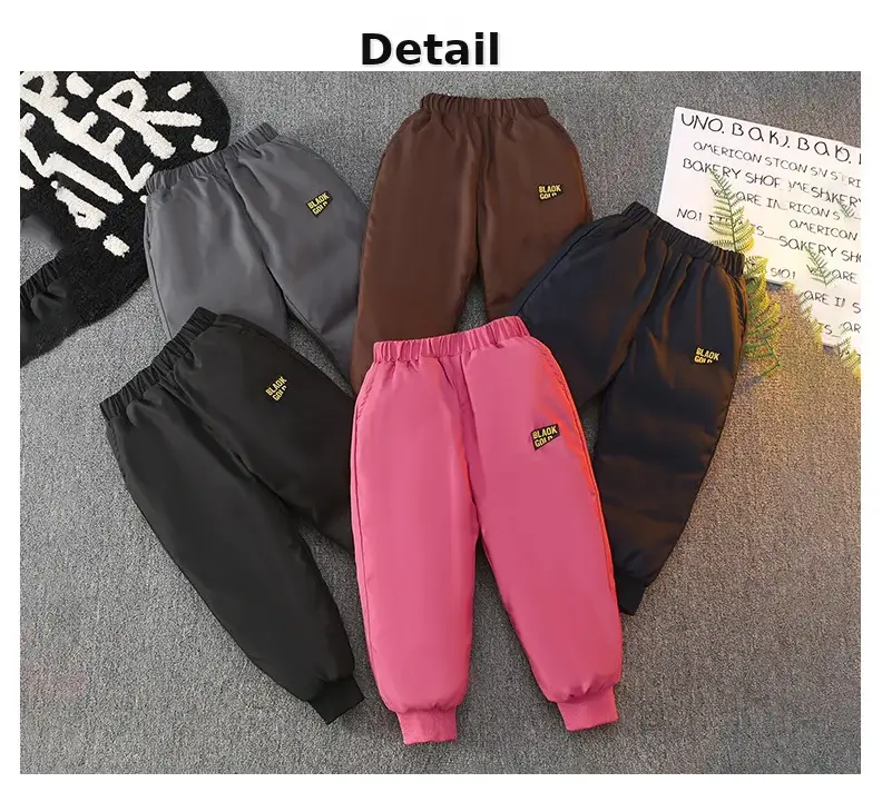 Children's Warm Down Pants for Boys & Girls Winter Outdoor Wear — feature 22