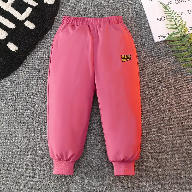 Children's Warm Down Pants for Boys & Girls Winter Outdoor Wear