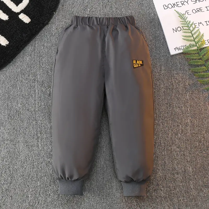 Children's Warm Down Pants for Boys & Girls Winter Outdoor Wear