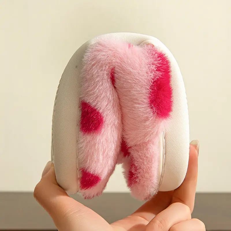 Factory direct supply cross-border love cotton slippers soft, comfortable and refreshing cute warm slippers wholesale — feature 17