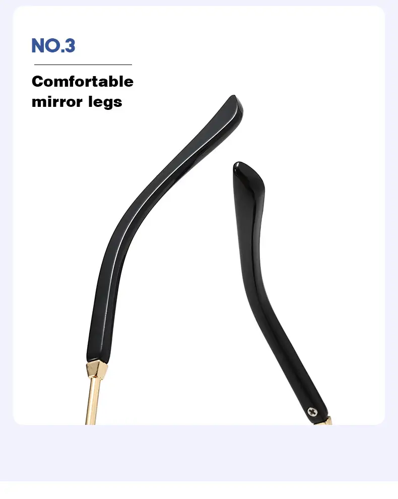 Men Frameless Gold Jelly Sunglasses 301 — feature 6