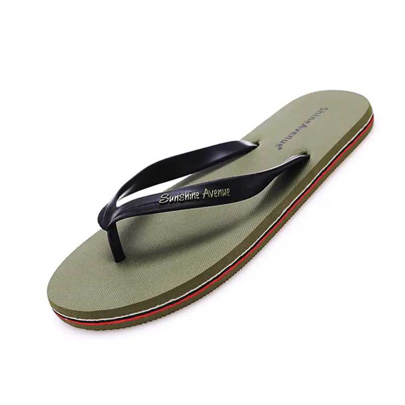 Men's Red Korean Style Flip Flops Summer - Image 11