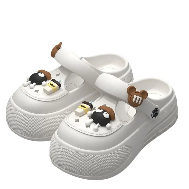 Eva Clogs Mary Summer Outdoor Wear 2026 New Cartoon Non-Slip Thick-Soled Height-Increasing Beach Closed-Toe Slippers for Women - Image 8
