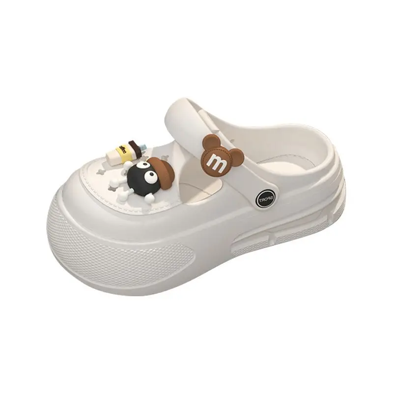 Eva Clogs Mary Summer Outdoor Wear 2026 New Cartoon Non-Slip Thick-Soled Height-Increasing Beach Closed-Toe Slippers for Women - Image 3