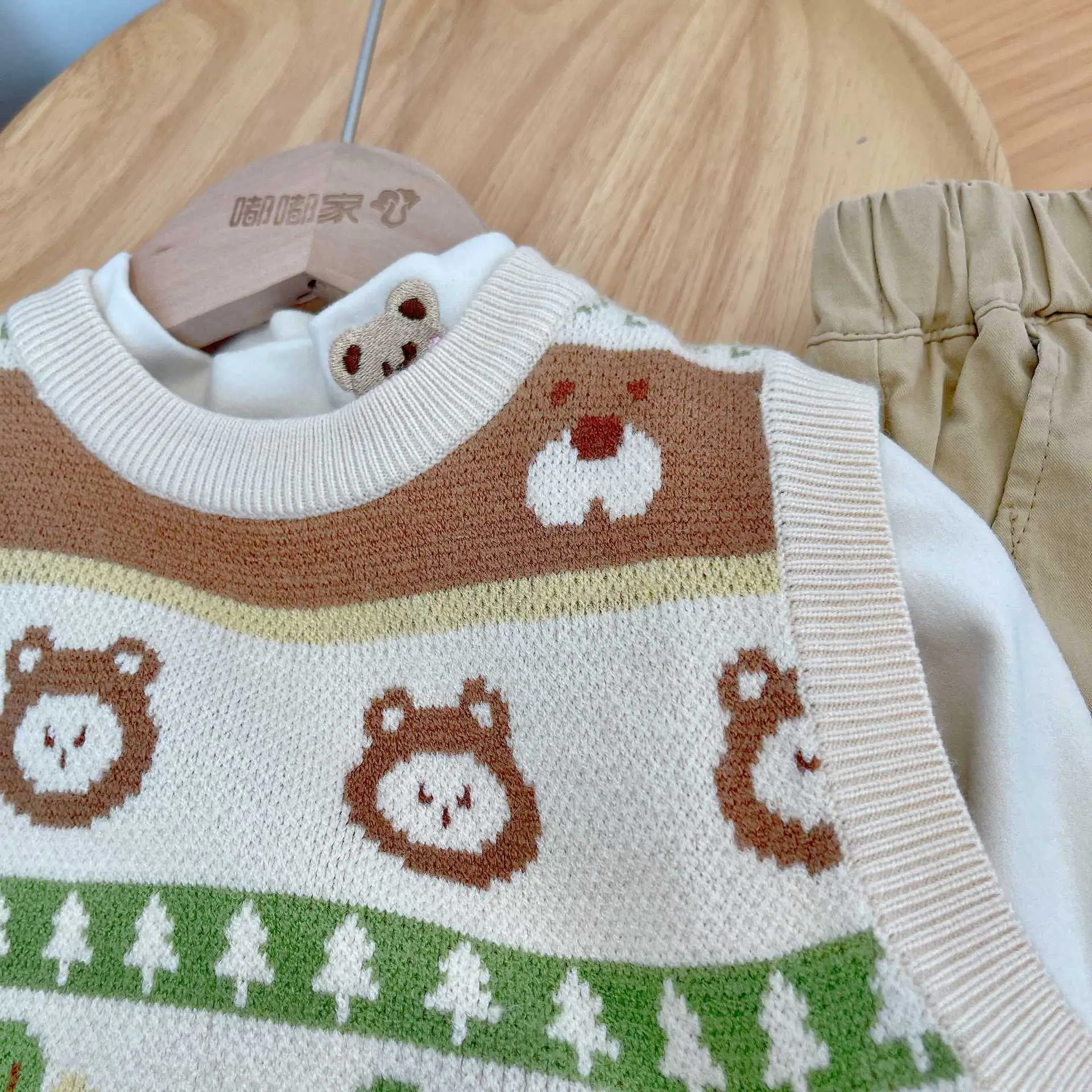 Dudu Baby T-Shirt Green Cotton Spring Boys Vest - Image 6