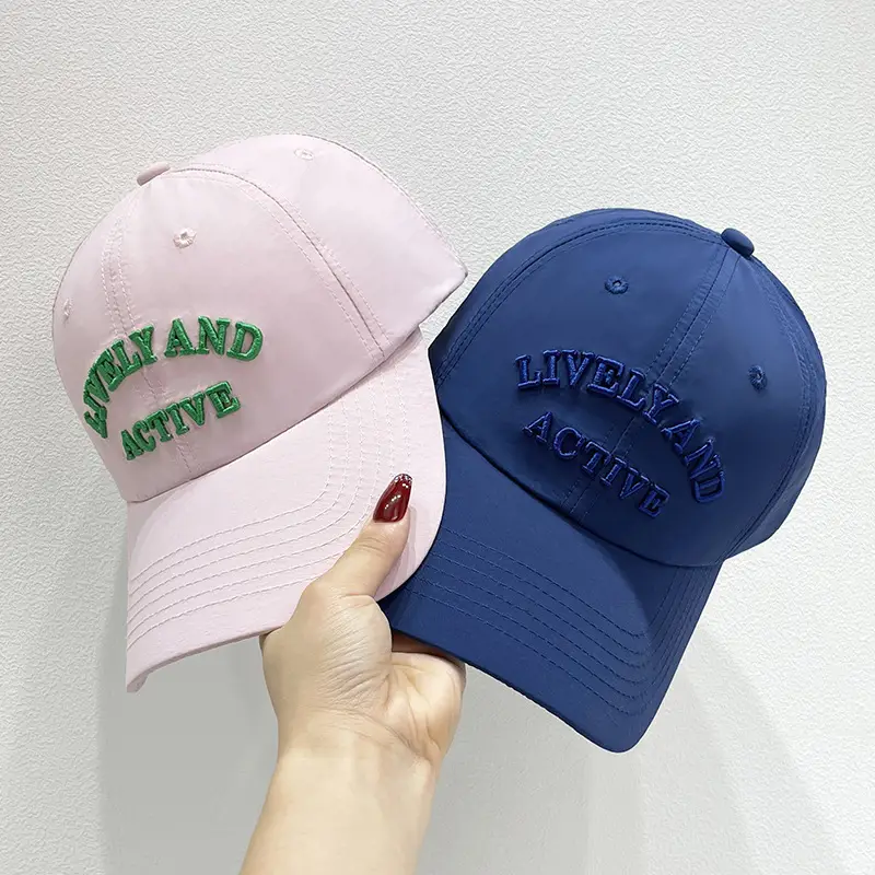 Korean Style Letter Cap Men Women Summer Durable Breathable