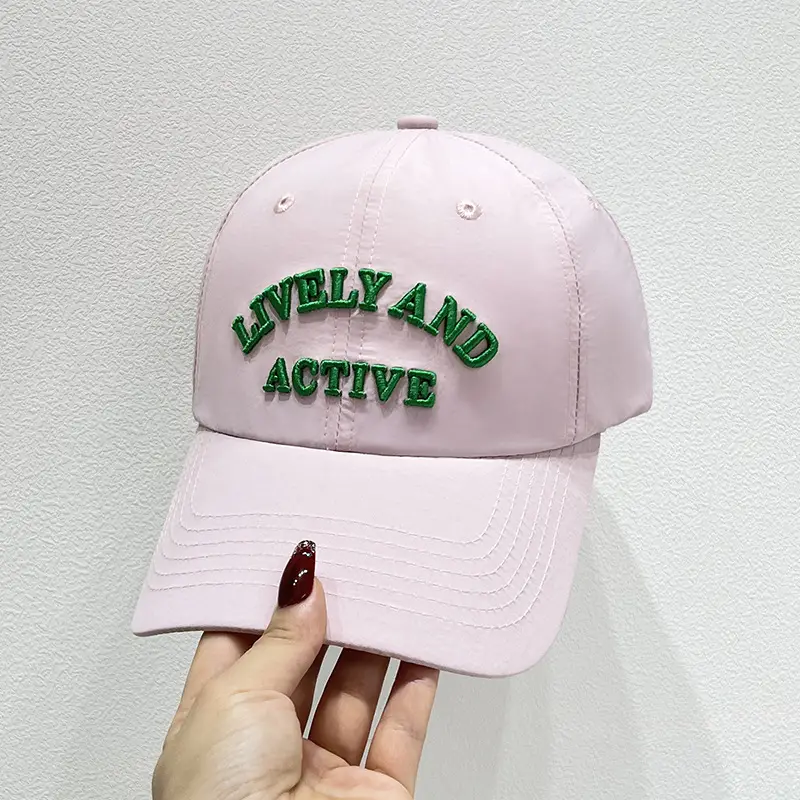 Korean Style Letter Cap Men Women Summer Durable Breathable