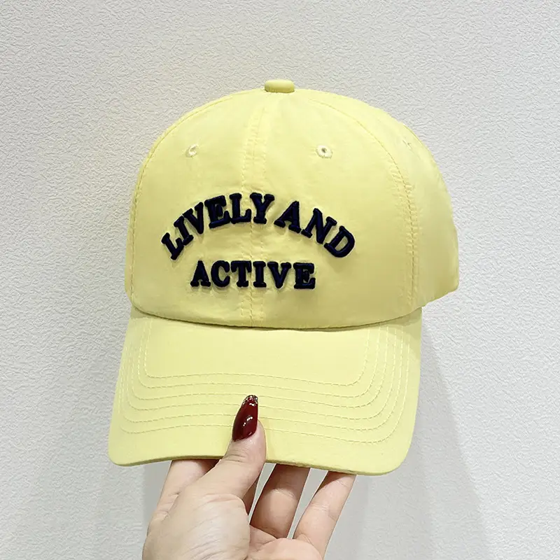 Korean Style Letter Cap Men Women Summer Durable Breathable