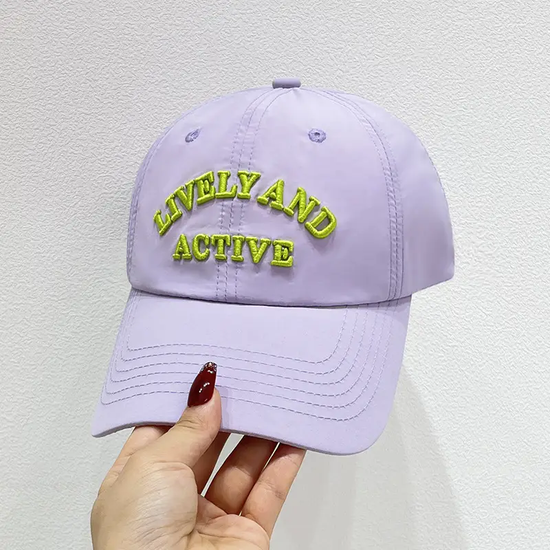 Korean Style Letter Cap Men Women Summer Durable Breathable