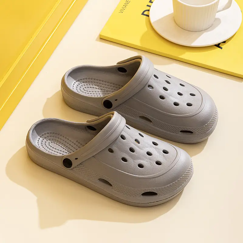 New Men Women Hole Shoes Summer Indoor Outdoor Couple Foam Lightweight Drifting Shoes - Image 5