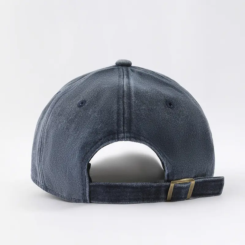 Men's Grey Vintage Washed Baseball Cap Sunshade — feature 7