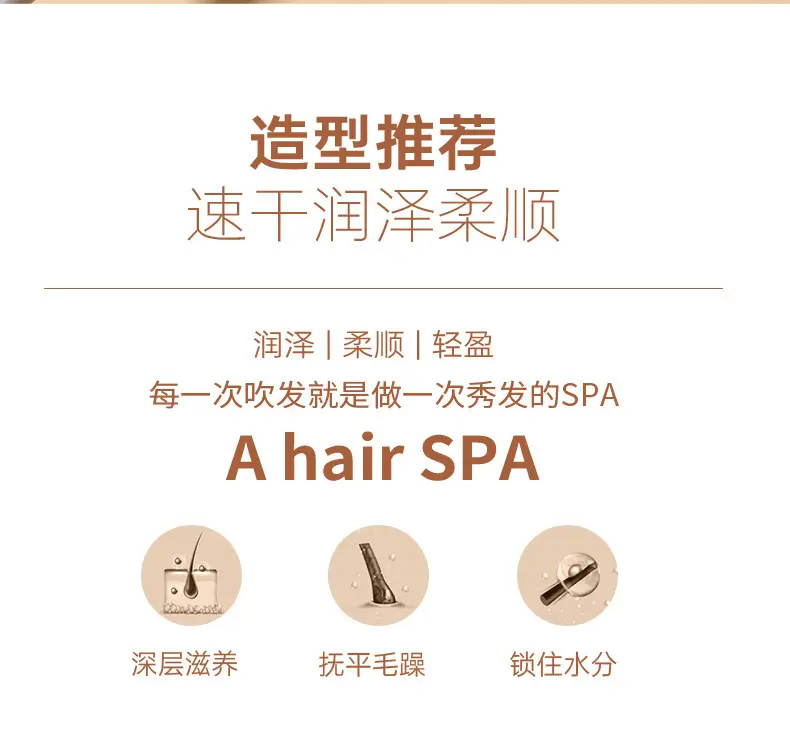Folding Hair Dryer with Blue Light & Safety Fast Drying — feature 12