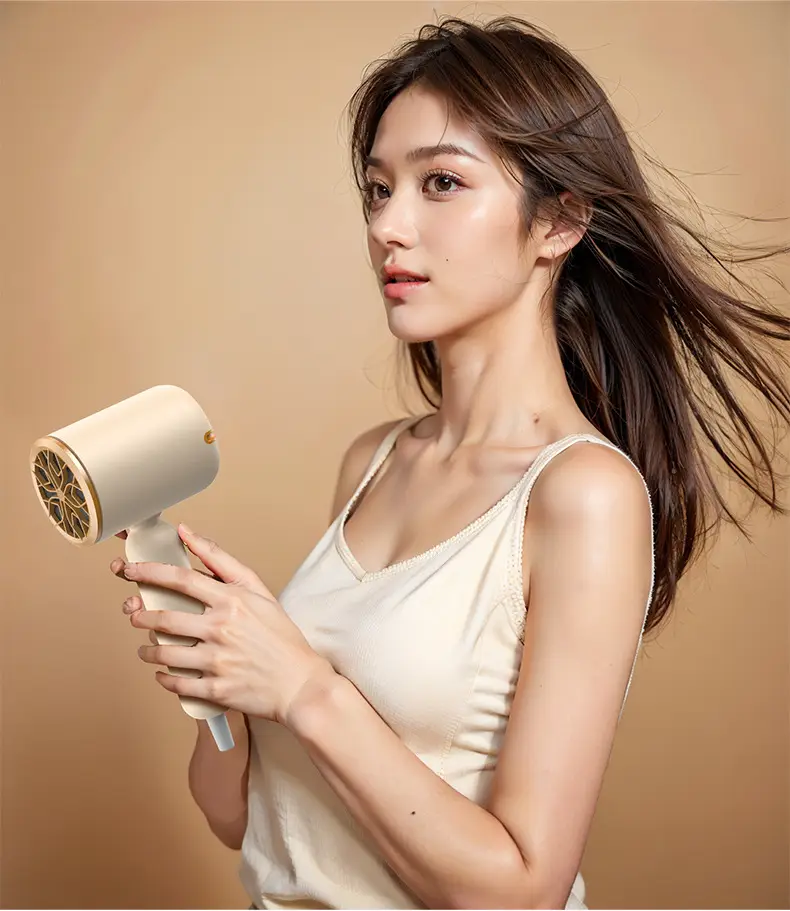 Folding Hair Dryer with Blue Light & Safety Fast Drying — feature 13