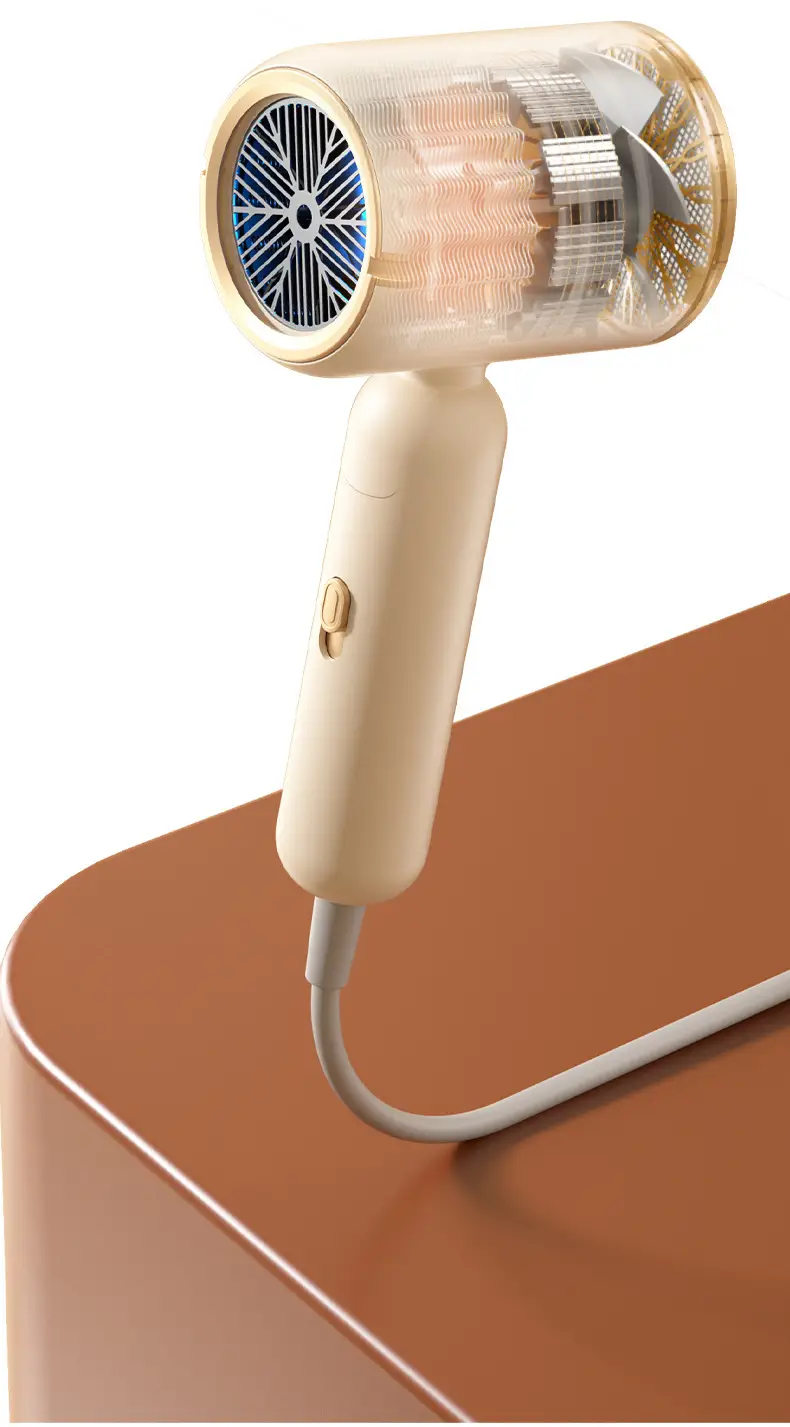 Folding Hair Dryer with Blue Light & Safety Fast Drying — feature 16