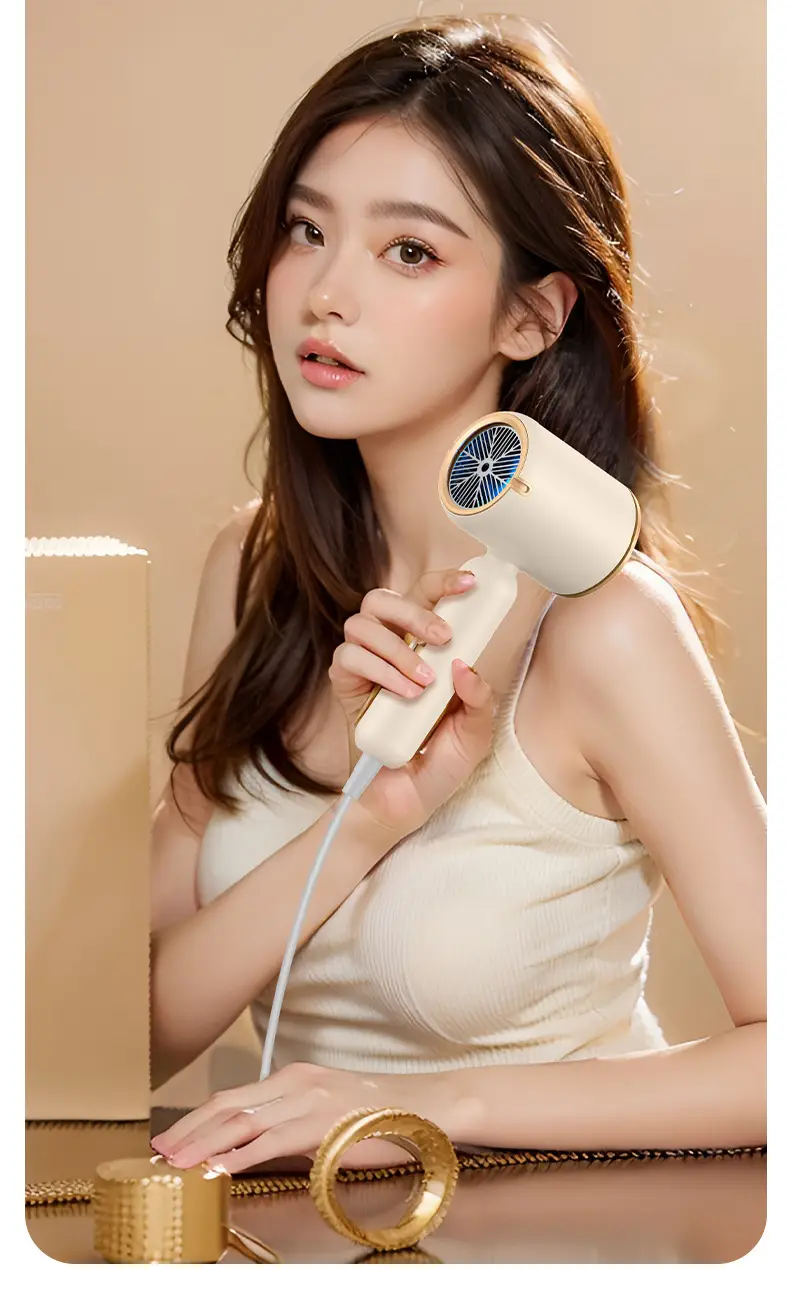 Folding Hair Dryer with Blue Light & Safety Fast Drying — feature 21