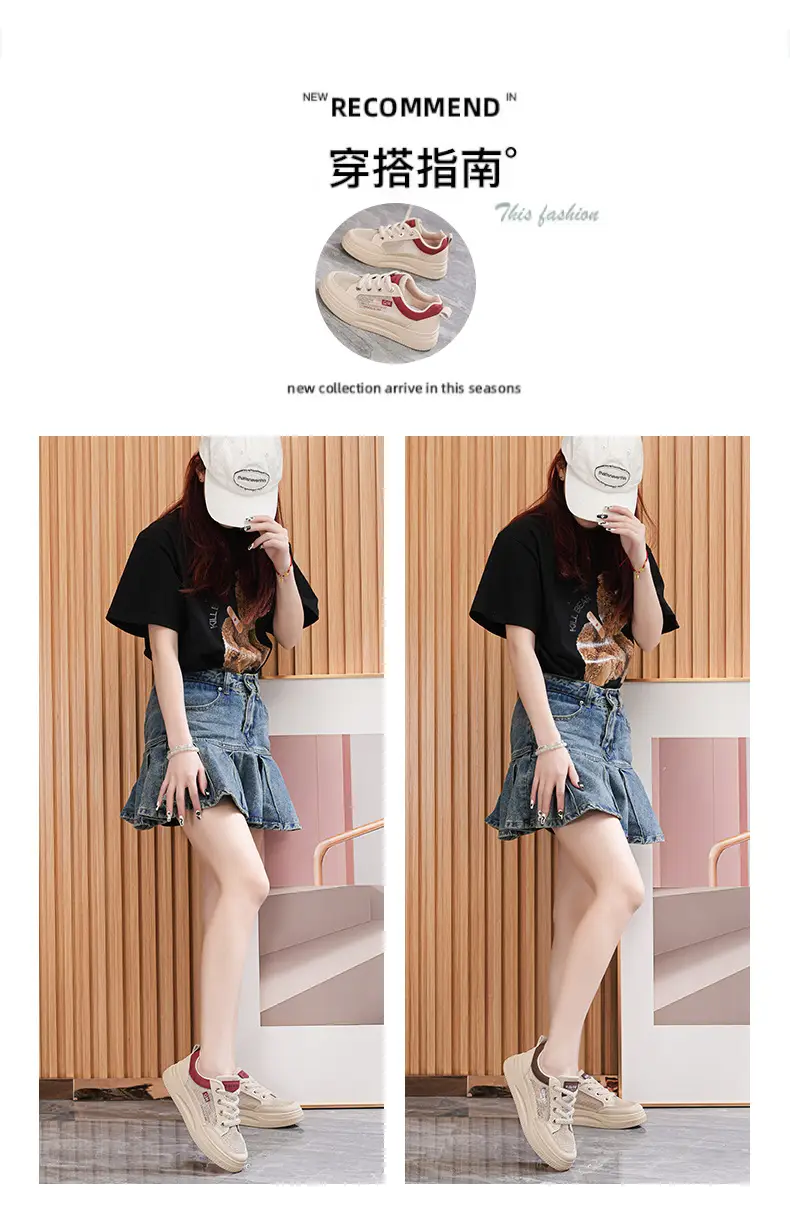 Shoes Women's 2024 New Summer Single Mesh White Shoes Breathable Thin Flat All-match Casual Mesh Sports Sneakers — feature 5