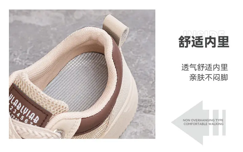 Shoes Women's 2024 New Summer Single Mesh White Shoes Breathable Thin Flat All-match Casual Mesh Sports Sneakers — feature 8