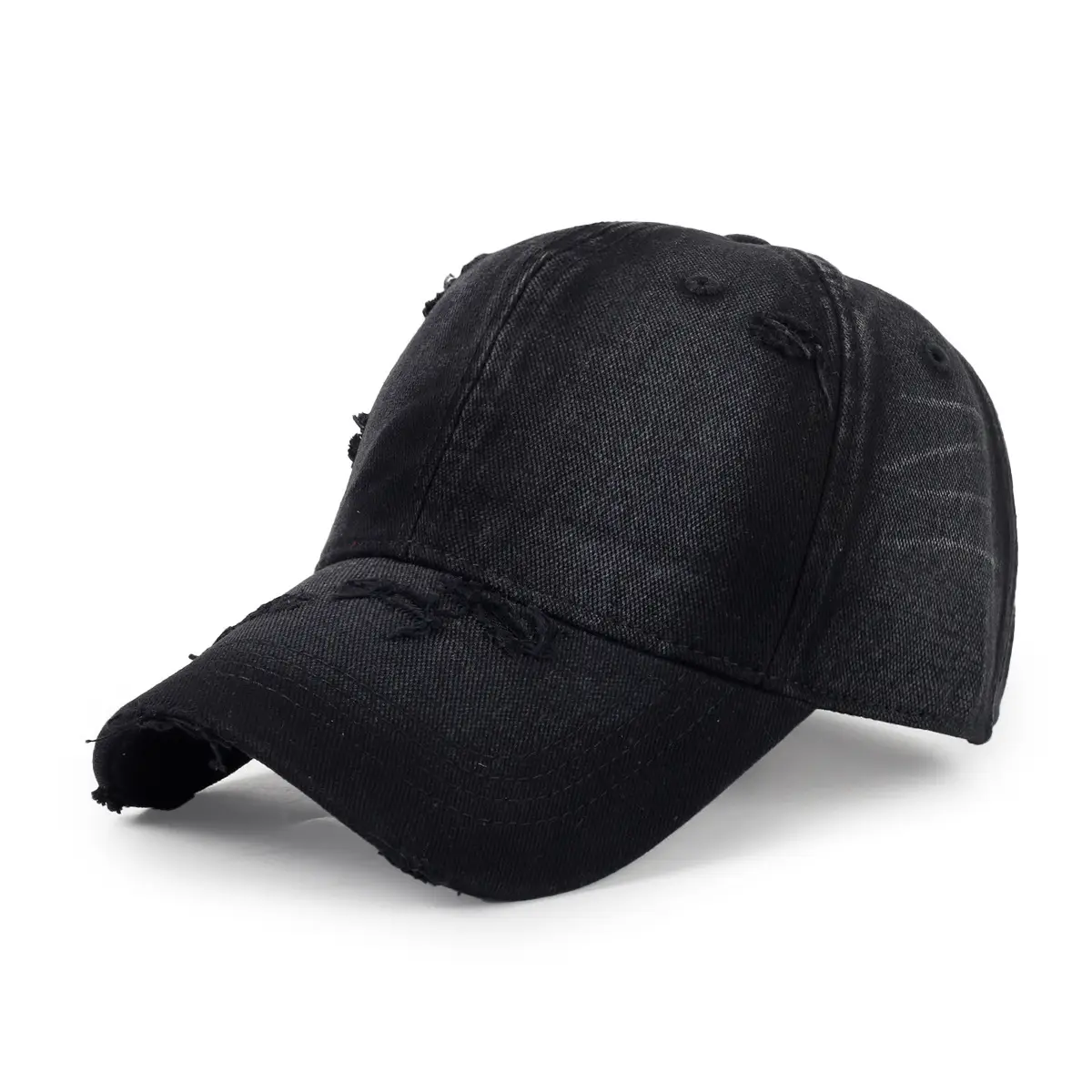Washed Ripped Baseball Cap Men Women Casual South Korea - Image 12