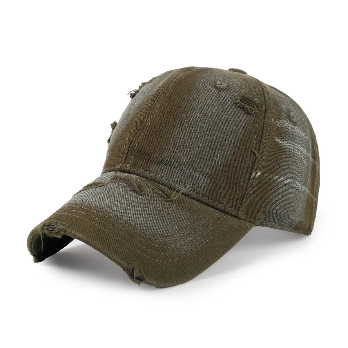 Washed Ripped Baseball Cap Men Women Casual South Korea - Image 4