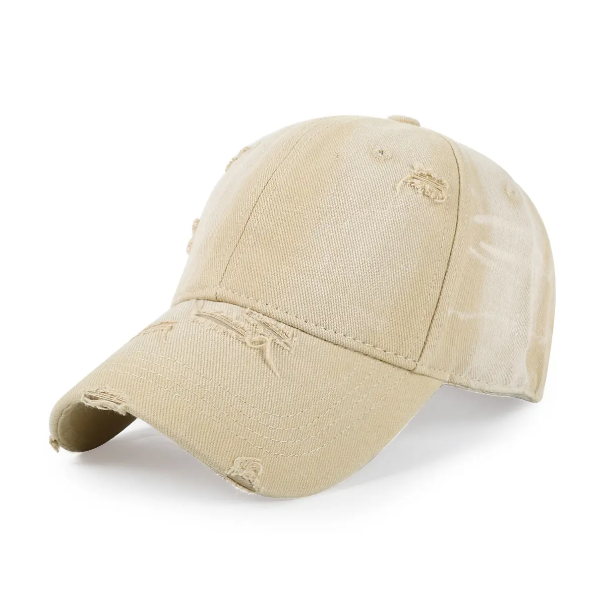 Washed Ripped Baseball Cap Men Women Casual South Korea - Image 5