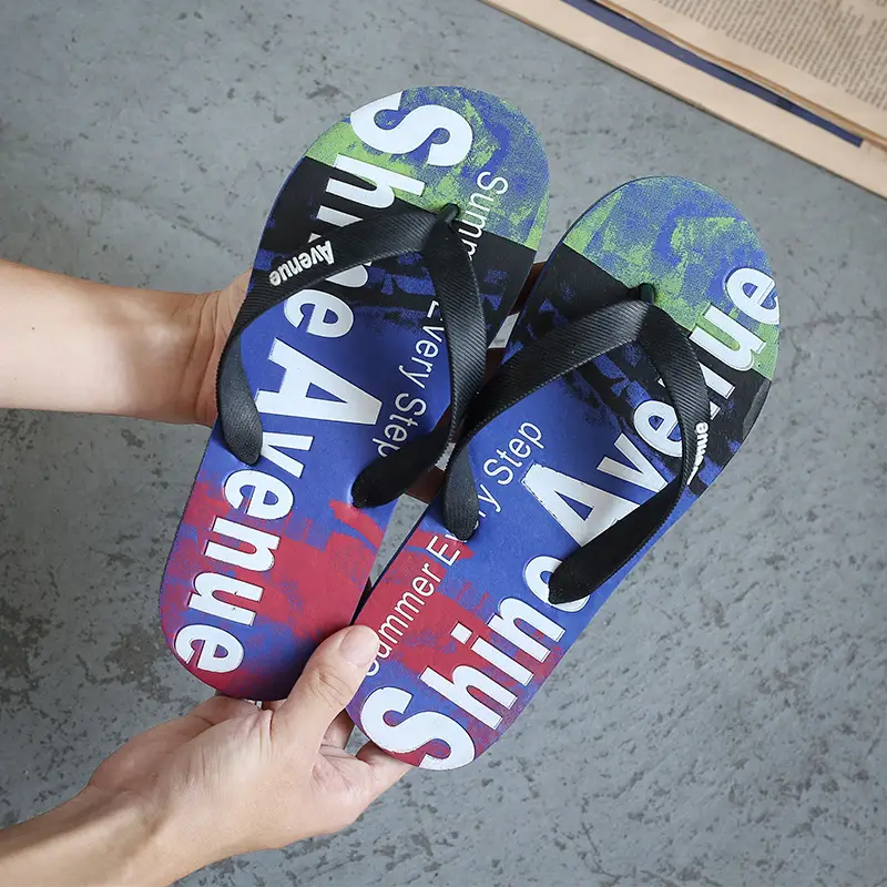 Korean Style Fashionable Slippers Men's Summer plus size Flip-Flops Men's Non-Slip Sandals and Slippers Casual Wear-Resistant Beach Shoes Angle Slippers - Image 5