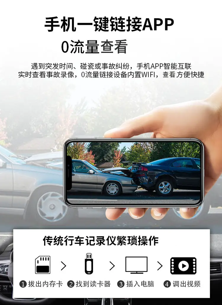 2024 Geely Haoyue/Haoyue L Special Driving Recorder Original Line-free Super Clear Night Vision Hidden Type — feature 18