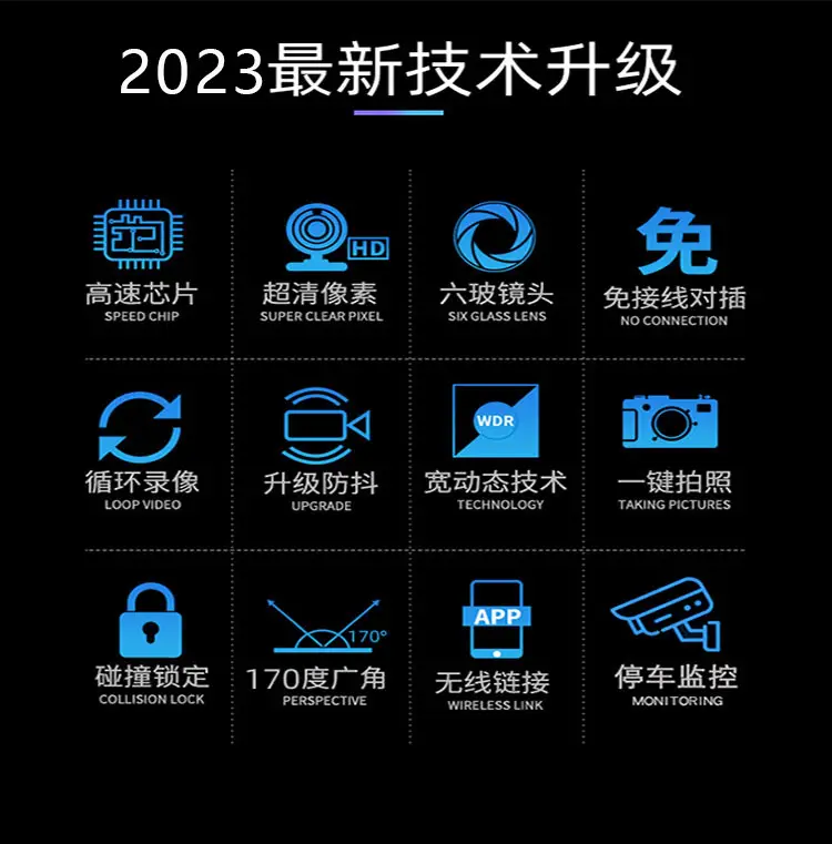 2024 Geely Haoyue/Haoyue L Special Driving Recorder Original Line-free Super Clear Night Vision Hidden Type — feature 7