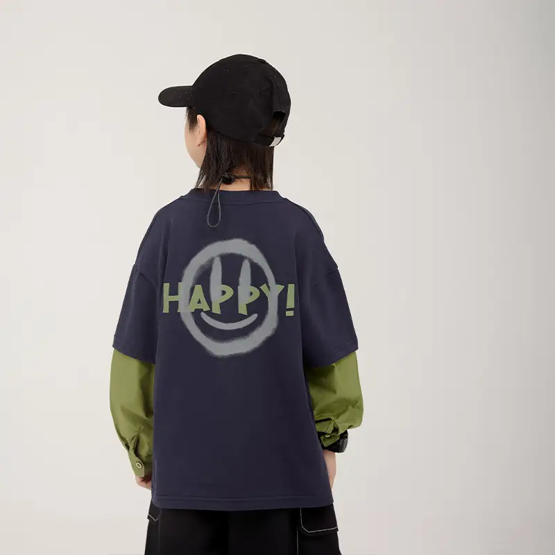 Boys Korean Style Long Sleeve T-Shirt 2025 - Image 4
