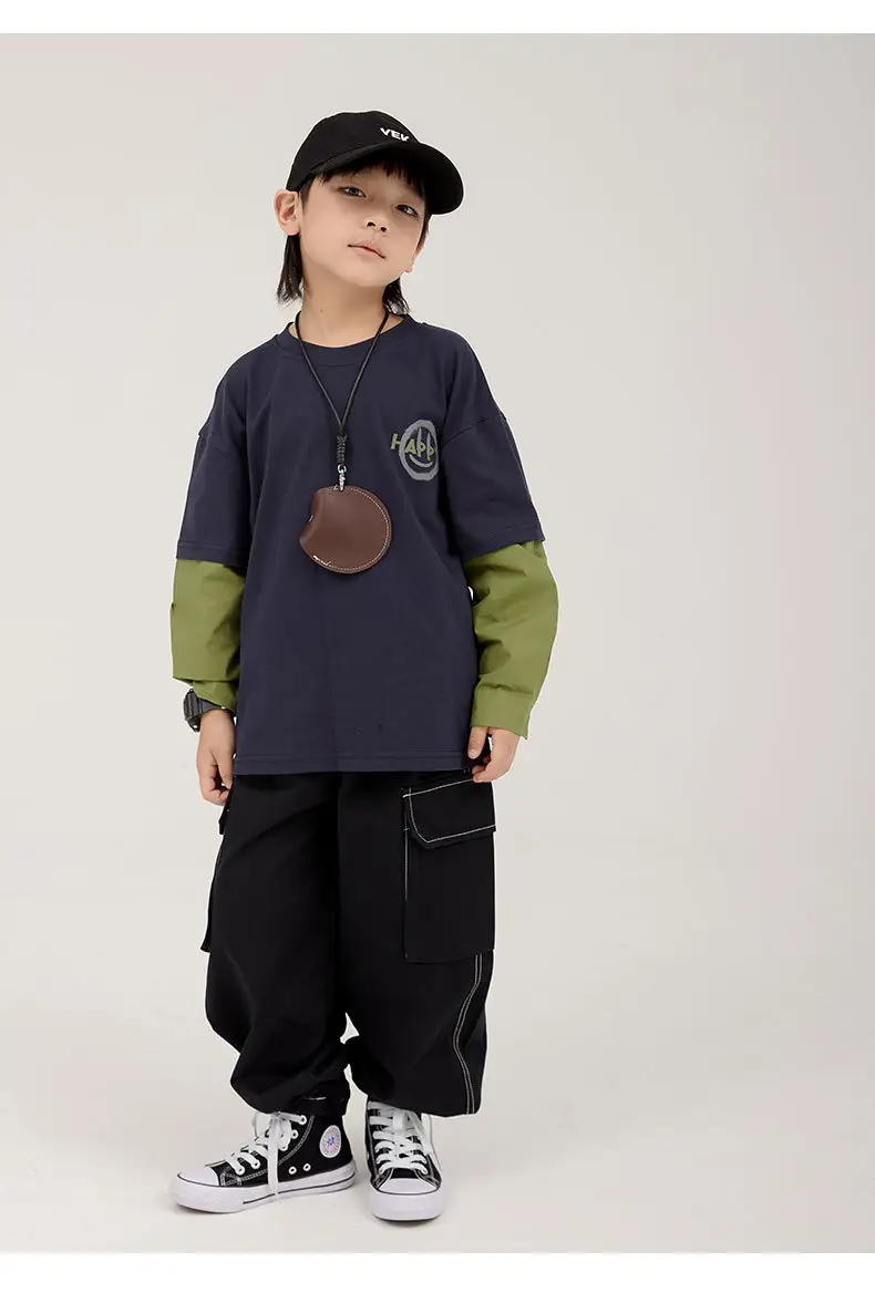 Boys Korean Style Long Sleeve T-Shirt 2025 — feature 18